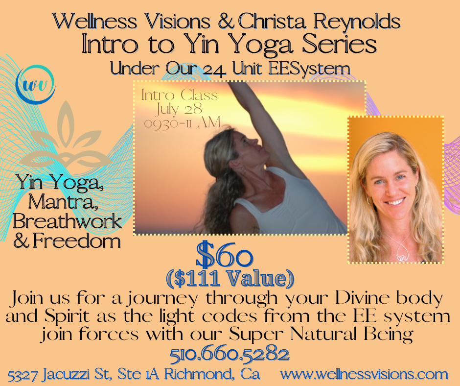 7/27 Intro to Yin Yoga