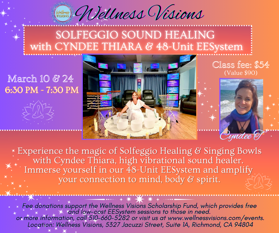 Cyndee T Sound Healing March