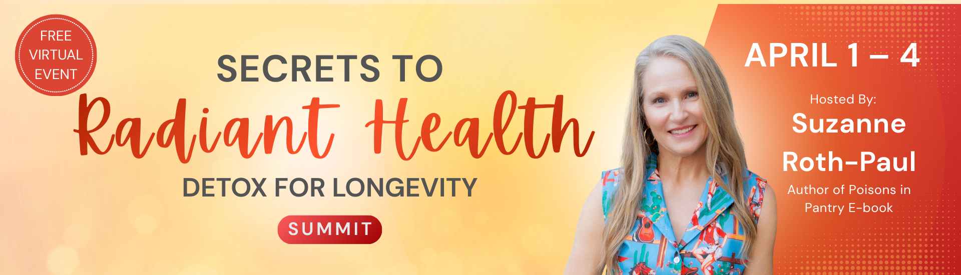 Detox for Longevity 2026 Summit Banner