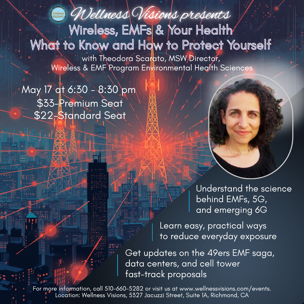 Wireless, EMF's and Your Health with Theodora Scarato Wireless, EMF's and Your Health with Theodora Scarato