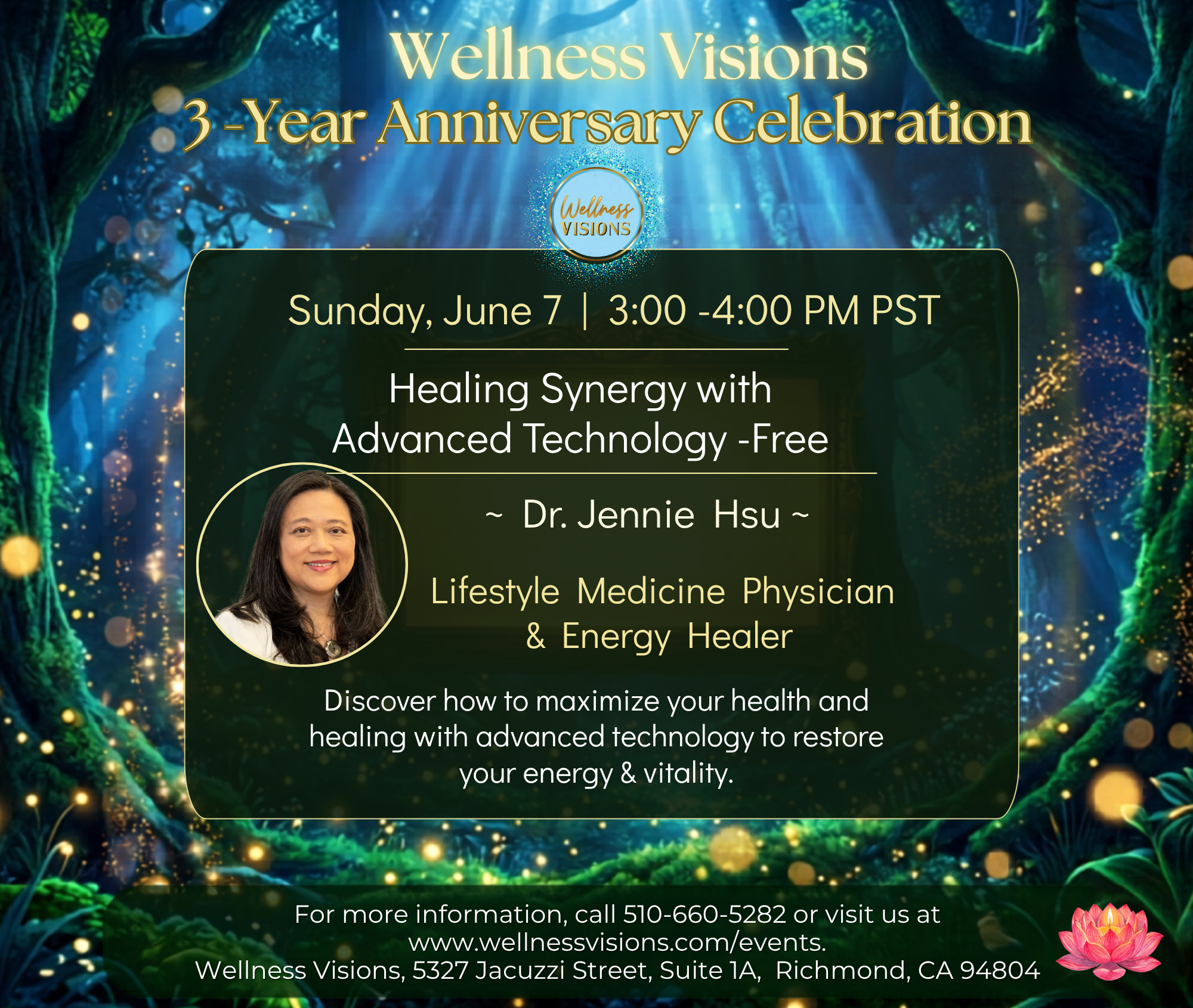 3 Year WV Healing Synergy with Advanced Technology