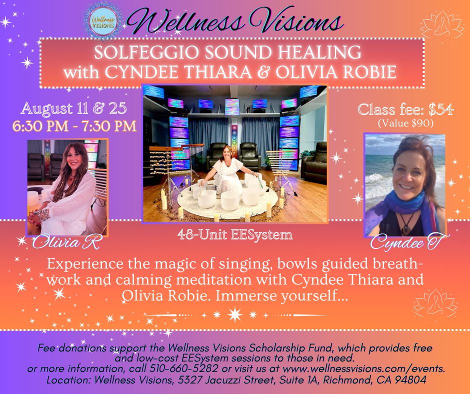Cyndee T & Olivia R Sound Healing August (1) Cyndee T & Olivia R Sound Healing August